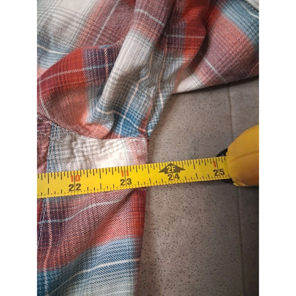 Harley Davidson Short Sleeve Button Up Plaid Shirt Large Cotton - Picture 11 of 11